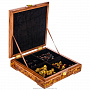 Шахматный ларец с инкрустацией и фигурами из янтаря, фотография 6. Интернет-магазин ЛАВКА ПОДАРКОВ