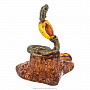 Статуэтка с янтарем "Змея кобра", фотография 4. Интернет-магазин ЛАВКА ПОДАРКОВ