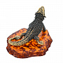 Статуэтка с янтарем "Ящерица", фотография 5. Интернет-магазин ЛАВКА ПОДАРКОВ