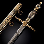 0019868 Златоуст Оружие сувенирное КОРТИК "КО-1С"  в П/У