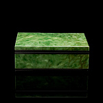 0062269/12*9*4,5см ШКАТУЛКА Нефрит зеленый