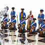 Шахматный ларец с оловянными фигурами "Полтава" 37х37 см, фотография 6. Интернет-магазин ЛАВКА ПОДАРКОВ