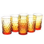 0056270/SN/1931780/ Хрусталь НАБОР Стаканов чайный 6шт рис "Пузырьки".h 104 d 70 V 250ml С110115