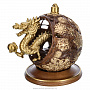 Деревянная резная скульптура "Дракон в шаре", фотография 1. Интернет-магазин ЛАВКА ПОДАРКОВ