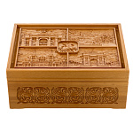 Русское лото в резной шкатулке из мореного ясеня