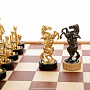 Шахматы деревянные с металлическими фигурами "Полтавская битва", фотография 5. Интернет-магазин ЛАВКА ПОДАРКОВ