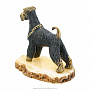 Статуэтка с янтарем "Собака Шнауцер", фотография 4. Интернет-магазин ЛАВКА ПОДАРКОВ