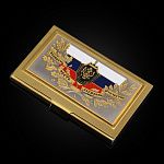 Визитница карманная "Герб ФСБ". Златоуст