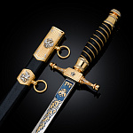 0080439 Златоуст Оружие сувенирное КОРТИК "СИЛА РОССИИ" Ка-1542-N(12828)