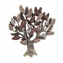 Брошь со стразами "Дерево", фотография 2. Интернет-магазин ЛАВКА ПОДАРКОВ
