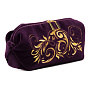 Косметичка "Листопад" Фиолетовая с вышивкой, фотография 6. Интернет-магазин ЛАВКА ПОДАРКОВ