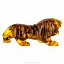 Скульптура из янтаря "Тигр", фотография 3. Интернет-магазин ЛАВКА ПОДАРКОВ