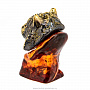 Статуэтка с янтарем "Бюст тигра", фотография 3. Интернет-магазин ЛАВКА ПОДАРКОВ