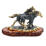 0071778/2238 Лошади Степные Сувенир (коньячный)