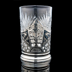 0055838 Серебро 875* ПОДСТАКАННИК  гравировка, чернение 83,2гр