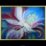 Картина "Цветок желаний" Swarovski