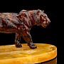 Скульптура из янтаря "Тигр (малый)", фотография 4. Интернет-магазин ЛАВКА ПОДАРКОВ
