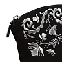 Косметичка "Нефертити". Черная с вышивкой, фотография 3. Интернет-магазин ЛАВКА ПОДАРКОВ