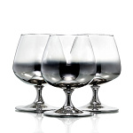  ГХСЗ RNGO1812 Набор 3 БОКАЛОВ ДЛЯ БРЕНДИ 410 мл Эталон "ГРАФИТОВЫЙ ОМБРЕ" 3