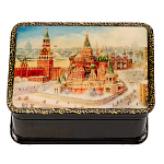 Шкатулка из папье-маше "Москва. Храм Василия Блаженного"