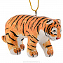 Елочная игрушка "Тигр идущий". Майолика, фотография 3. Интернет-магазин ЛАВКА ПОДАРКОВ