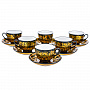Чайный сервиз на 6 персон "Кудрина". Хохлома, фотография 6. Интернет-магазин ЛАВКА ПОДАРКОВ