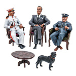 0069658 НАБОР "БОЛЬШАЯ ТРОЙКА В ТЕГЕРАНЕ 1943"