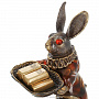 Скульптура из янтаря и бронзы "Кролик. Живи по-царски", фотография 6. Интернет-магазин ЛАВКА ПОДАРКОВ