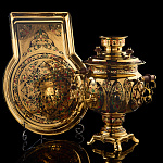 Самовар электрический 3 л "Золотая Хохлома". Златоуст