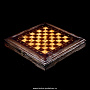 Шахматы в ларце с инкрустацией из янтаря и янтарными фигурами, фотография 9. Интернет-магазин ЛАВКА ПОДАРКОВ