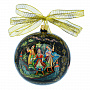 Новогодний елочный шар с росписью "Царевна-лягушка", фотография 4. Интернет-магазин ЛАВКА ПОДАРКОВ