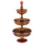 0020262/48*22см Хохлома ГЕРИДОН 3-х ярусный 48*22см