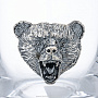 Стопка 60 мл "Медведь" с накладкой из серебра 925*, фотография 2. Интернет-магазин ЛАВКА ПОДАРКОВ