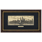  /21*40см Офорт черно-белый "Москва. Кремль Вид с Москворецкого моста" 