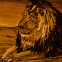 Деревянное настенное панно "Лев" 69 х 58 см, фотография 2. Интернет-магазин ЛАВКА ПОДАРКОВ