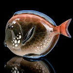 0030172/82.50097.00.1 ЛФЗ СКУЛЬПТУРА "Рыба-диск с.р Розовый "МН1