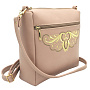 Сумка "Рассвет". Пудровая с вышивкой, фотография 6. Интернет-магазин ЛАВКА ПОДАРКОВ