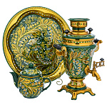 0078052 Самовар электрический "ЛАНДЫШ"  1,5 л, кругл