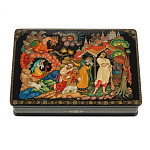 Шкатулка с художественной росписью "Никита Кожемяка"