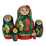 Матрешка "Божья коровка" 5 мест