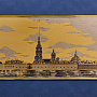 Панно "Санкт-Петербург. Петропавловская крепость". Гравюра Златоуст 55х31 см, фотография 2. Интернет-магазин ЛАВКА ПОДАРКОВ