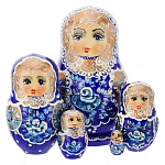 Матрешка "Морозная ночь" 5 мест