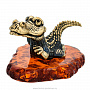 Статуэтка с янтарем "Крокодил", фотография 2. Интернет-магазин ЛАВКА ПОДАРКОВ