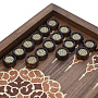 Нарды-шашки-шахматы деревянные маркетри "Султан" 49х25 см, фотография 6. Интернет-магазин ЛАВКА ПОДАРКОВ