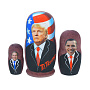 Матрешка авторская "Вожди и политики" 3 места, фотография 3. Интернет-магазин ЛАВКА ПОДАРКОВ