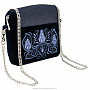 Бархатная сумка с вышивкой "Молли", фотография 2. Интернет-магазин ЛАВКА ПОДАРКОВ
