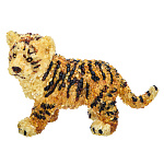 0080321-НП Изделия из янтаря СКУЛЬПТУРА "Тигренок" 22*9*14см