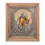 Икона в киоте "Казанская Божья Матерь" 36х40,5 см