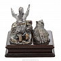 Христианская оловянная миниатюра "Св.Серафим с медведем", фотография 4. Интернет-магазин ЛАВКА ПОДАРКОВ