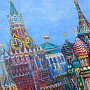 Картина "Московский кремль. Храм Василия Блаженного" 30х40 см, фотография 4. Интернет-магазин ЛАВКА ПОДАРКОВ